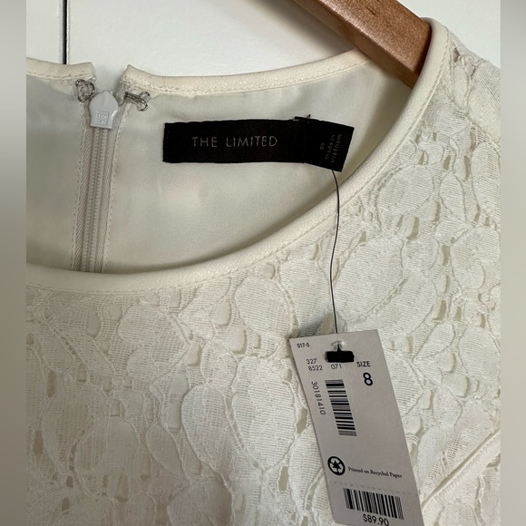 NWTs The Limited Ivory Lace Dress - Picture 4 of 9